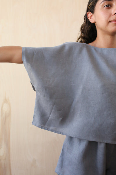 Load image into Gallery viewer, Boxy Top Gray