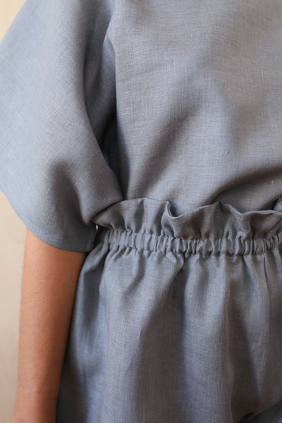 Load image into Gallery viewer, Gray Linnen Shorts