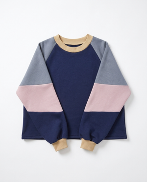 Colour Block Sleeve Adults Pullover