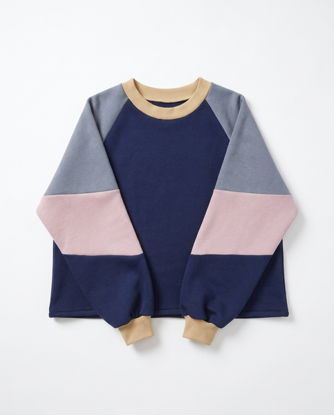 Load image into Gallery viewer, Colour Block Sleeve Adults Pullover

