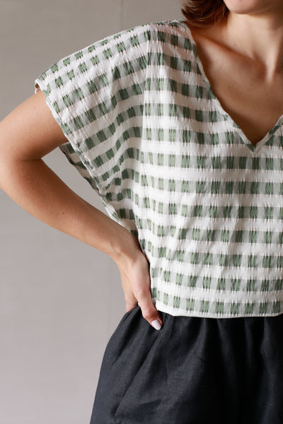 Load image into Gallery viewer, Green Check Top Adult Capsule 25
