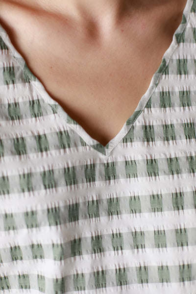 Load image into Gallery viewer, Green Check Top Adult Capsule 25
