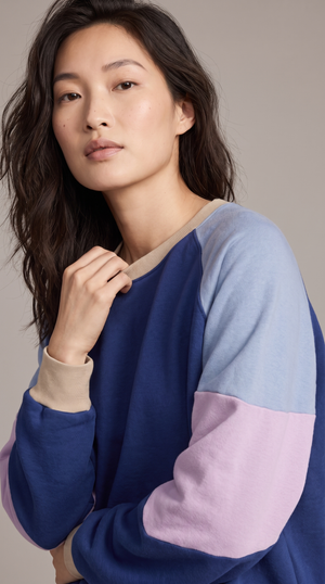 Colour Block Sleeve Adults Pullover