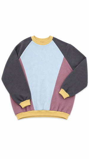 Colour Block Mint Pullover Kids