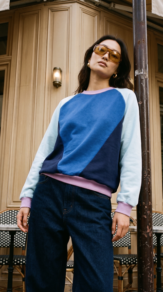 Load image into Gallery viewer, Colour Block Electric Pullover Adult
