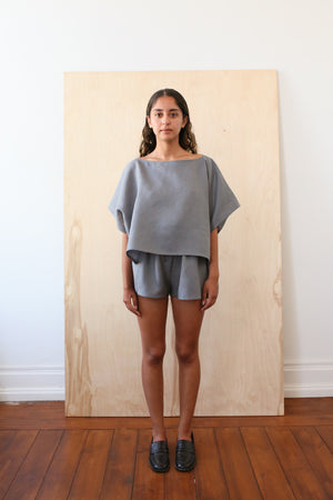 Boxy Top Gray