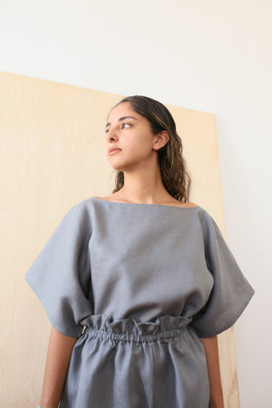 Boxy Top Gray