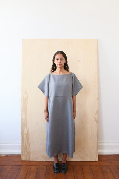 Load image into Gallery viewer, Gray Folds Dress
