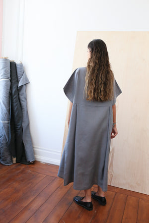Gray Folds Dress