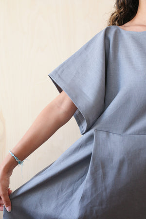 Gray Folds Dress