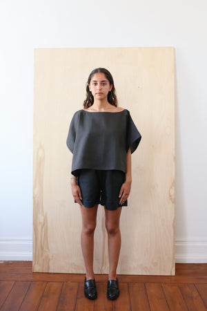 Boxy Top Black