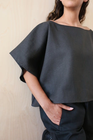 Boxy Top Black